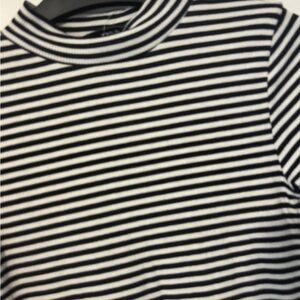 George Black and White Striped Camisole